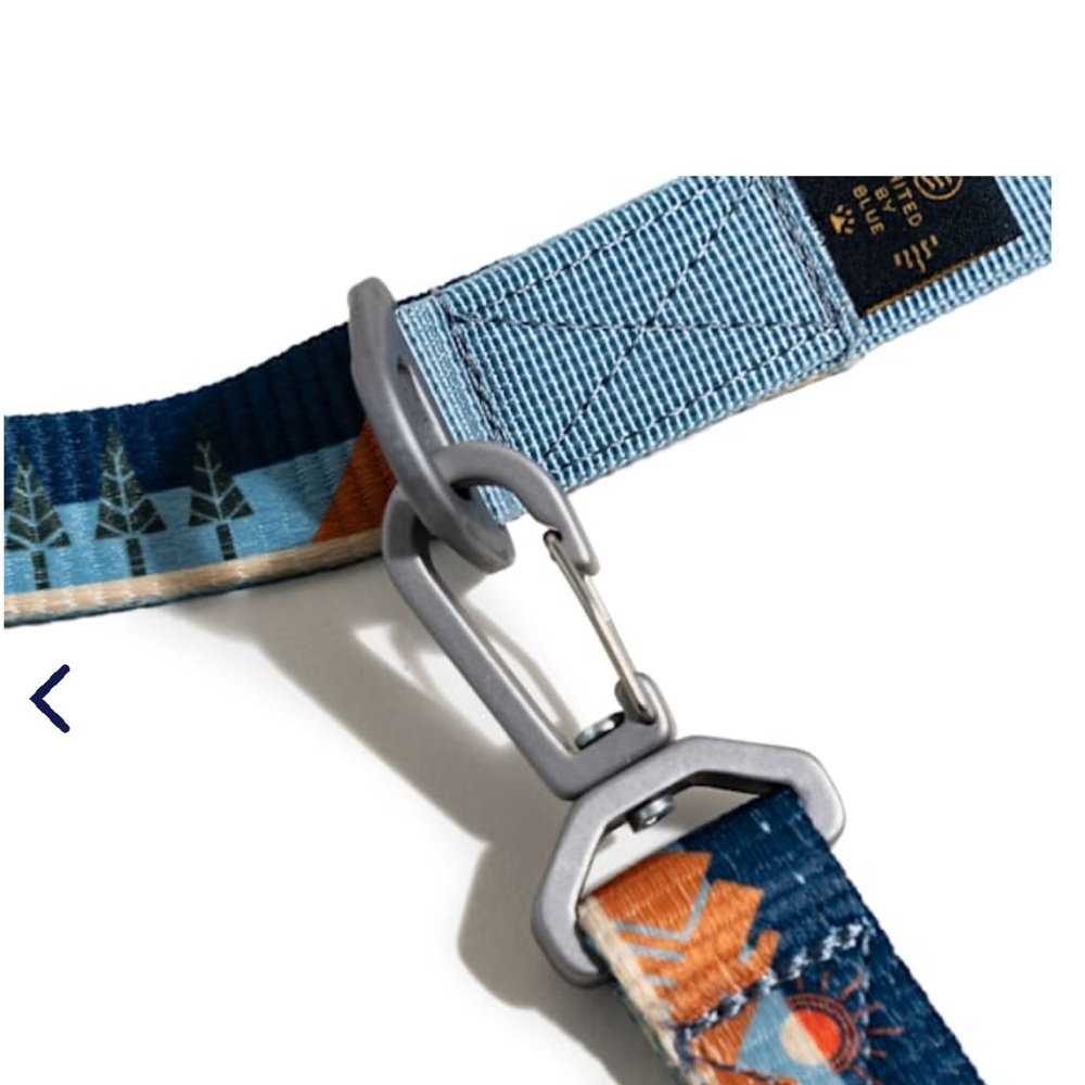 NEW United By blue Earth Day Recycled Green Horizon Woven Dog Leash, 6’ length - Picture 3 of 7
